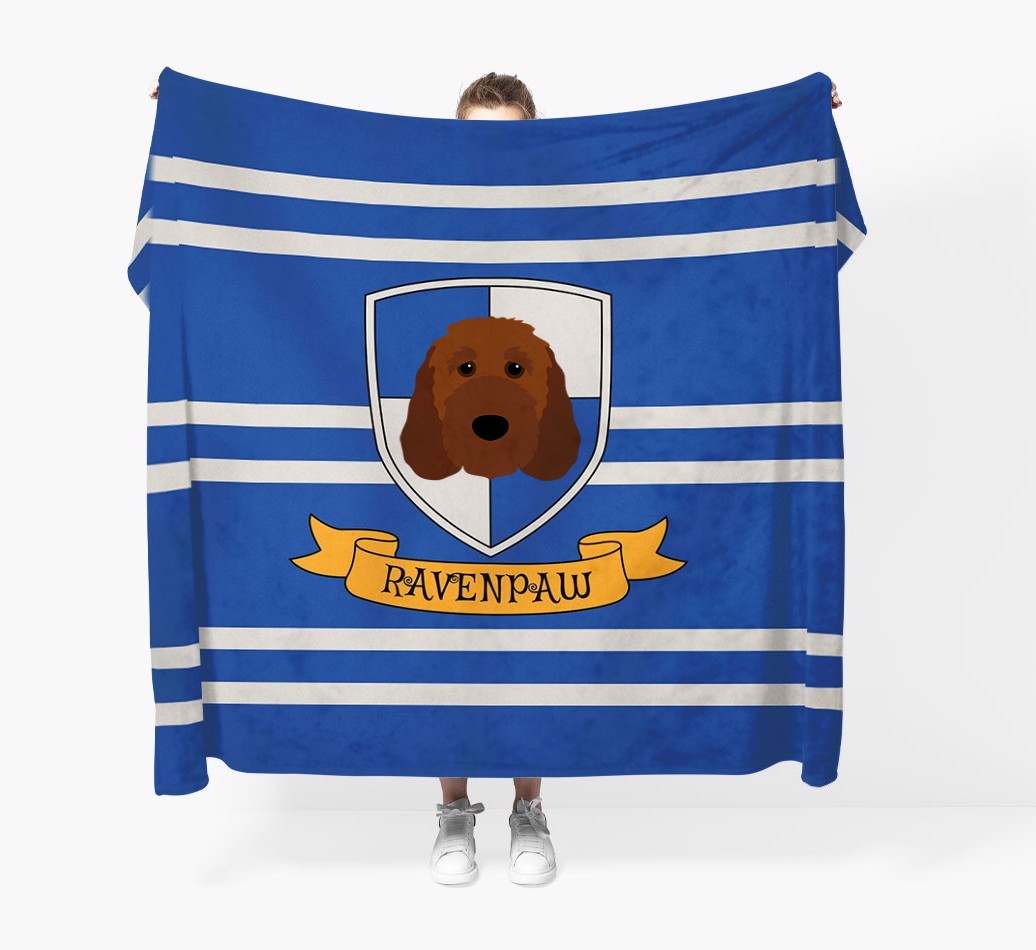 'Dogwarts' - Personalised {breedFullName} Blanket
