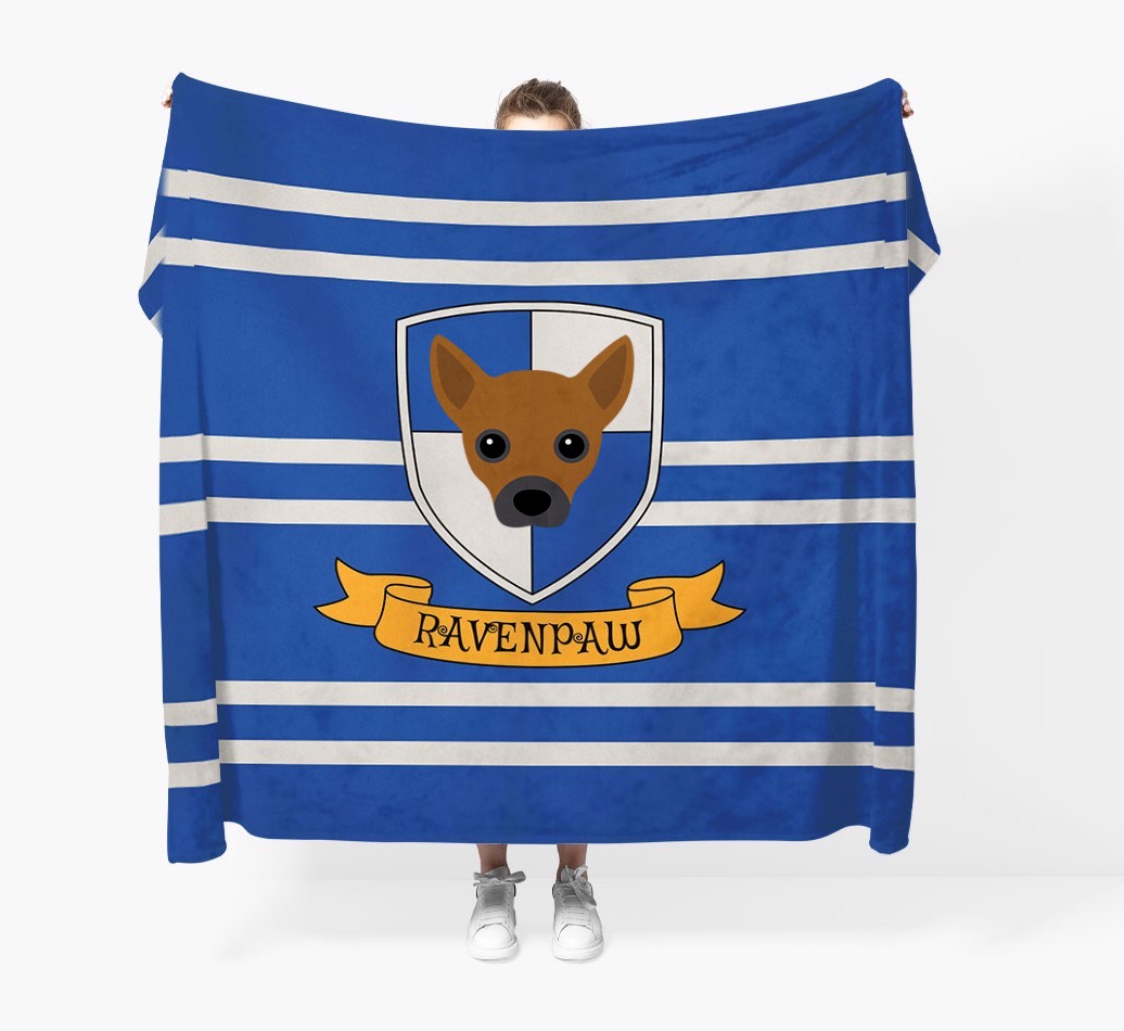 'Dogwarts' - Personalised {breedFullName} Blanket