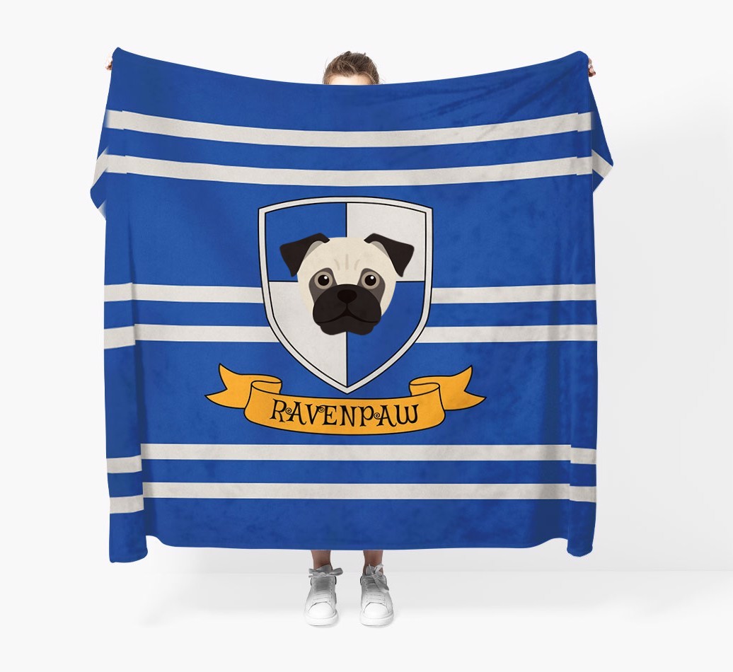 'Dogwarts' - Personalised {breedFullName} Blanket