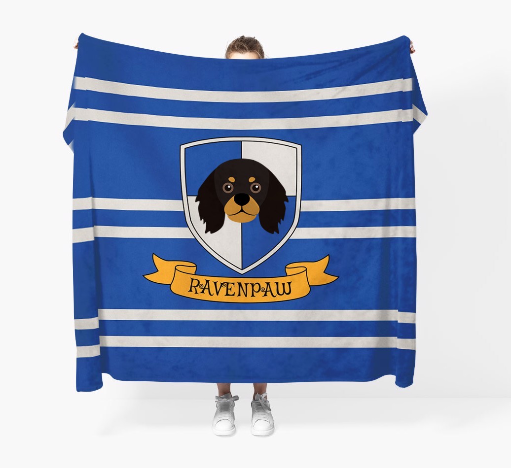 'Dogwarts' - Personalised {breedFullName} Blanket