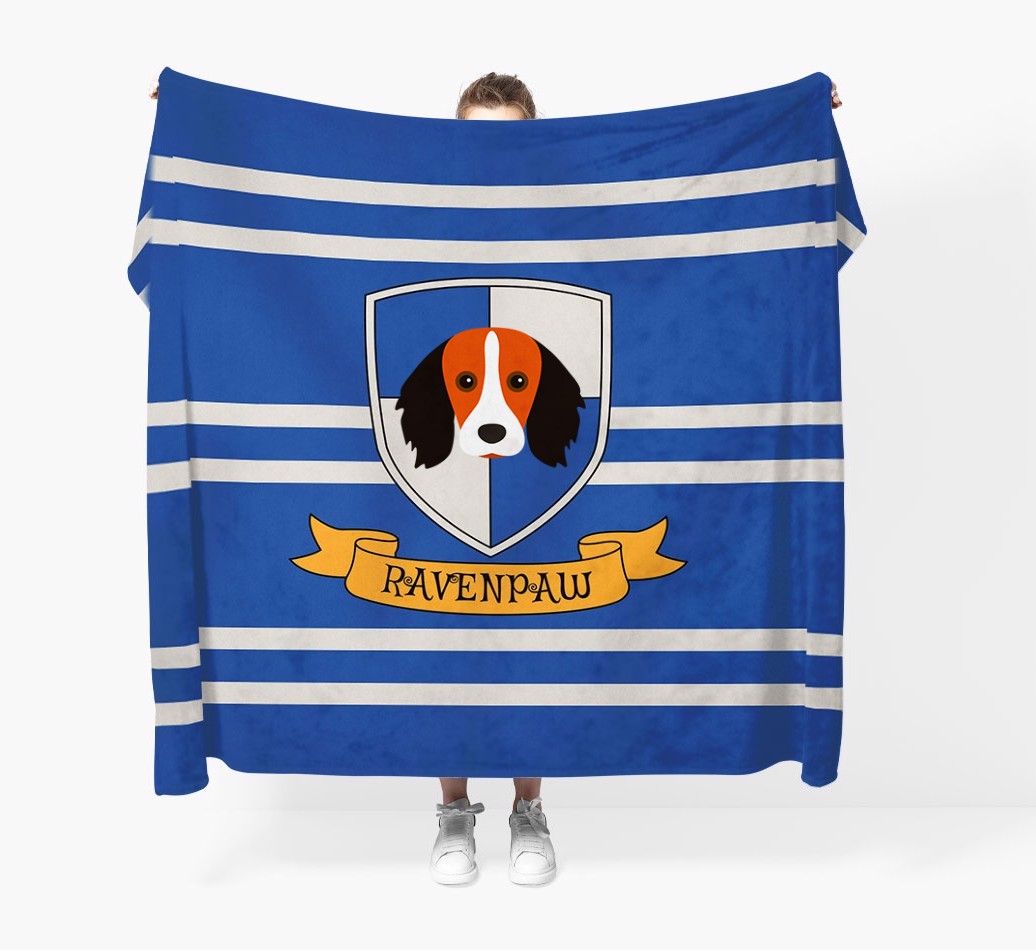 'Dogwarts' - Personalised {breedFullName} Blanket