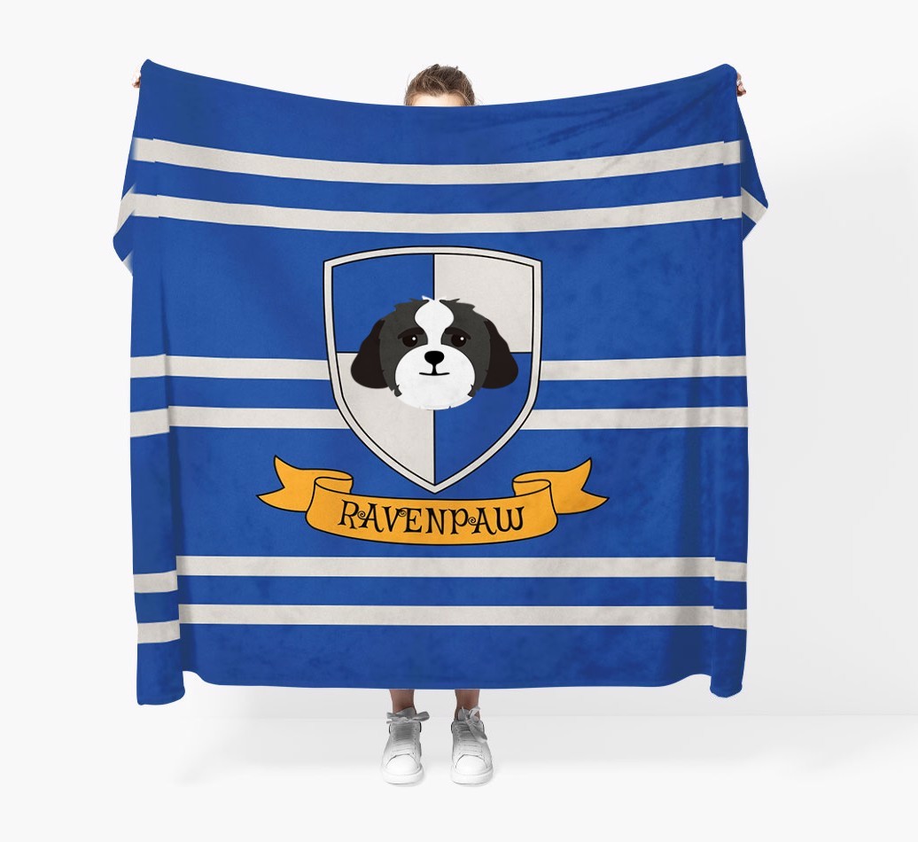 'Dogwarts' - Personalised {breedFullName} Blanket