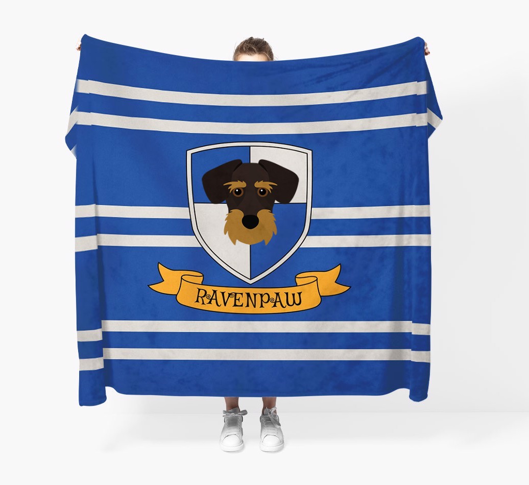 'Dogwarts' - Personalised {breedFullName} Blanket