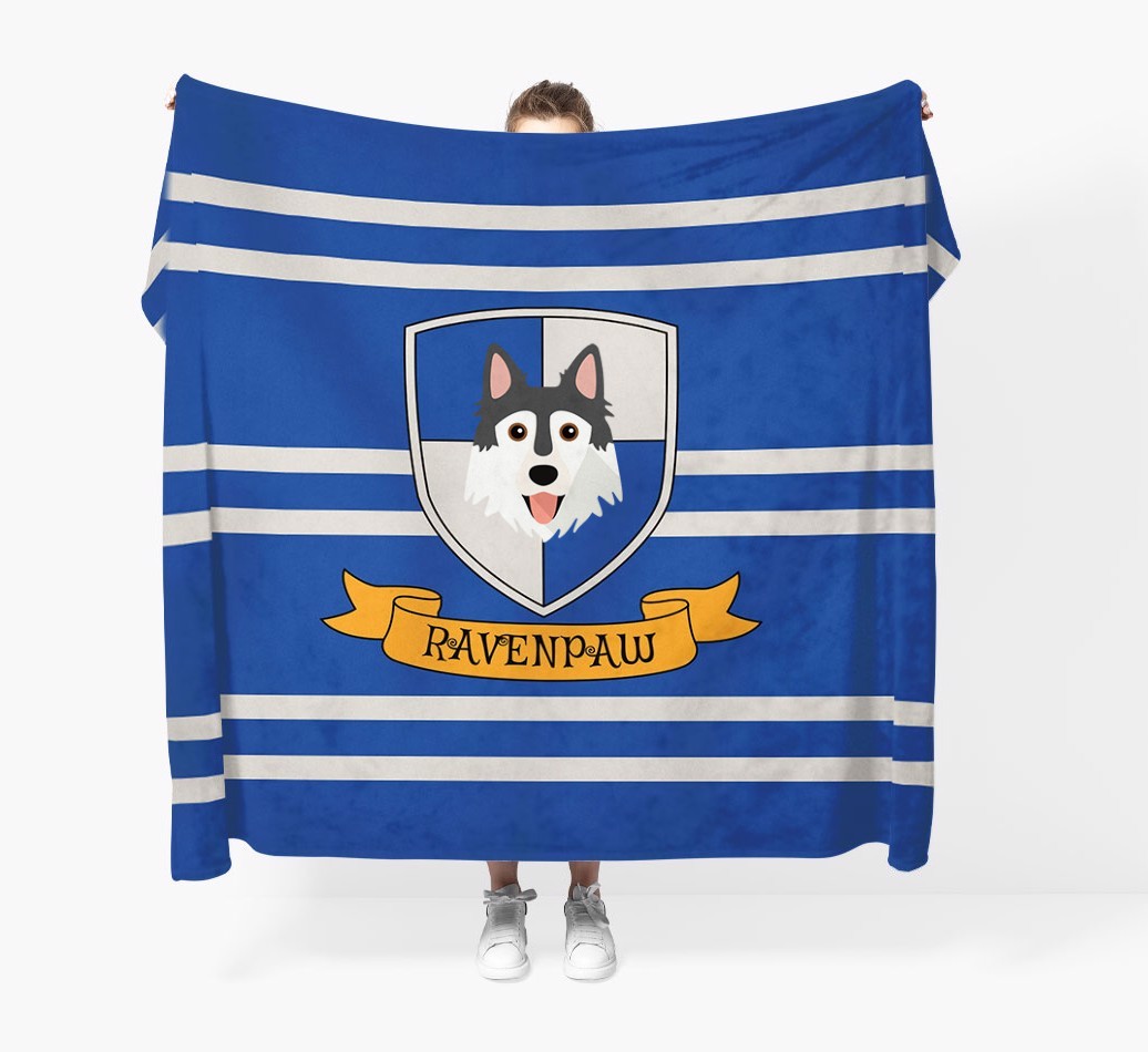 'Dogwarts' - Personalised {breedFullName} Blanket