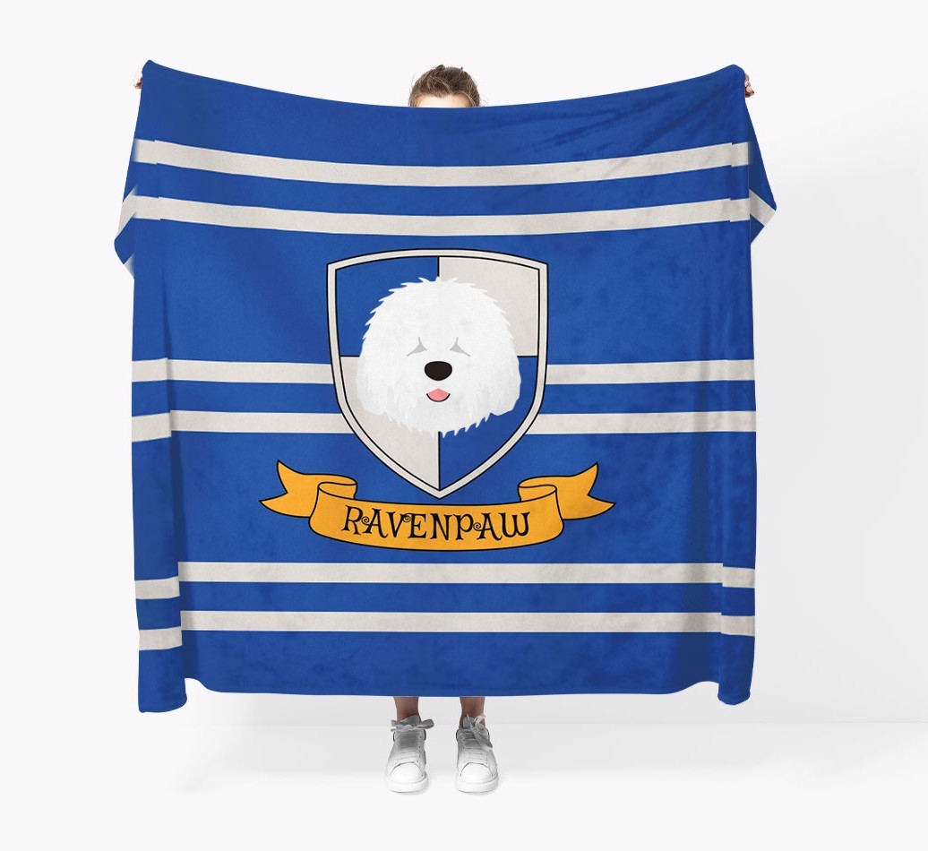 'Dogwarts' - Personalised {breedFullName} Blanket