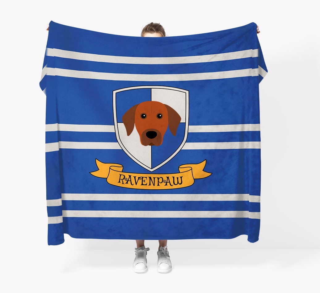 'Dogwarts' - Personalised {breedFullName} Blanket