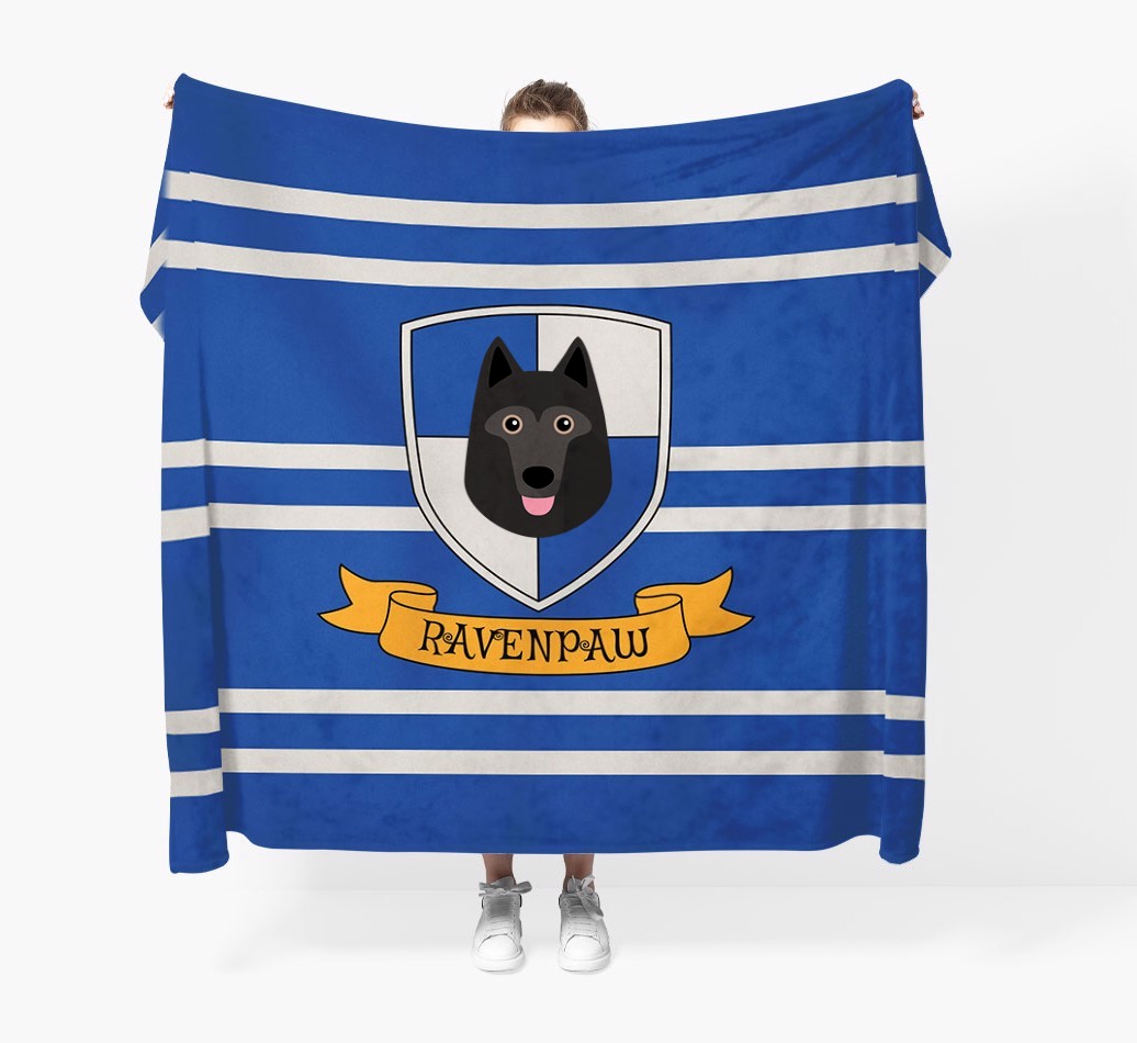 'Dogwarts' - Personalised {breedFullName} Blanket