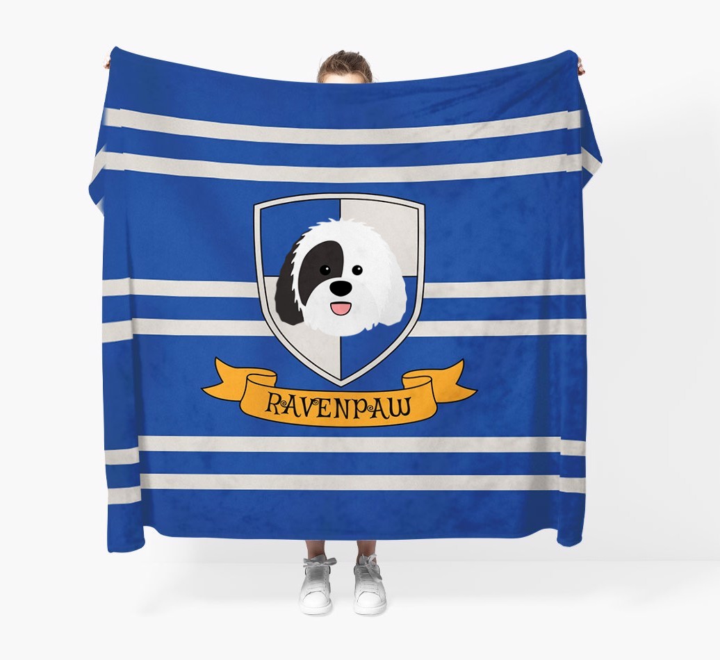 'Dogwarts' - Personalised {breedFullName} Blanket