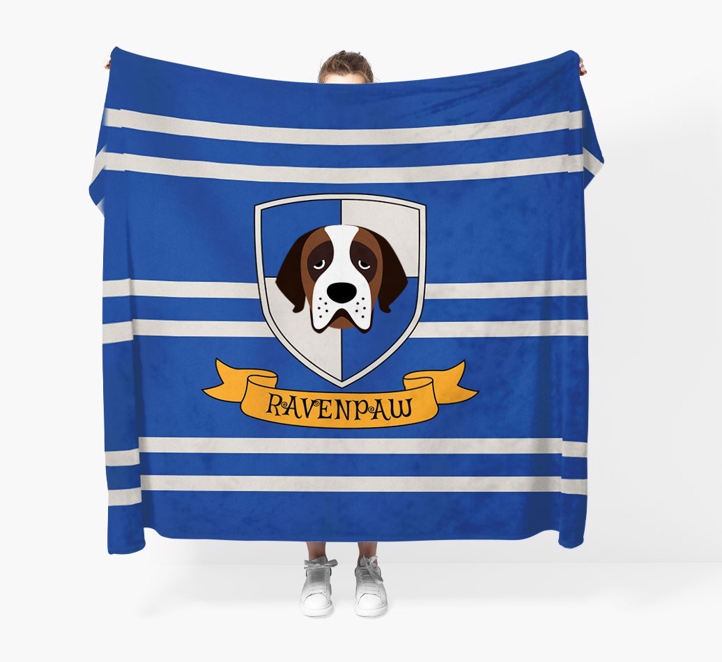 'Dogwarts' - Personalised {breedFullName} Blanket