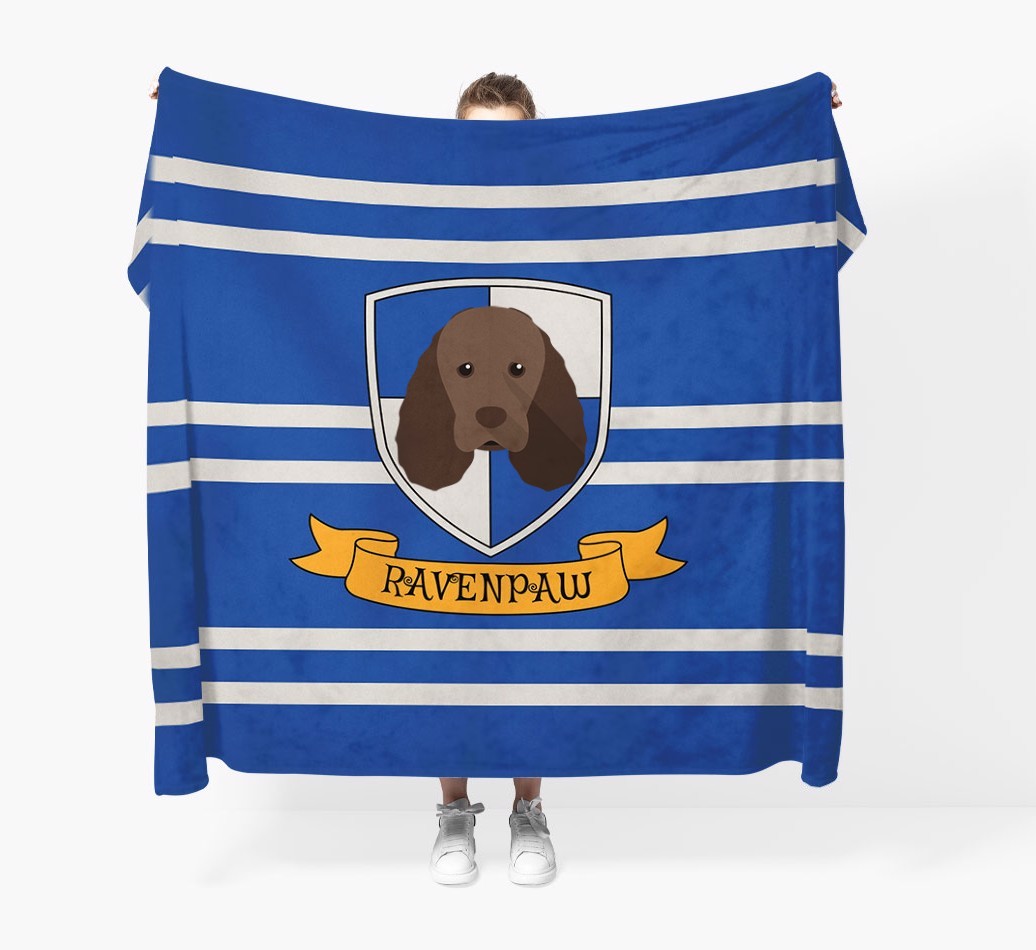 'Dogwarts' - Personalised {breedFullName} Blanket