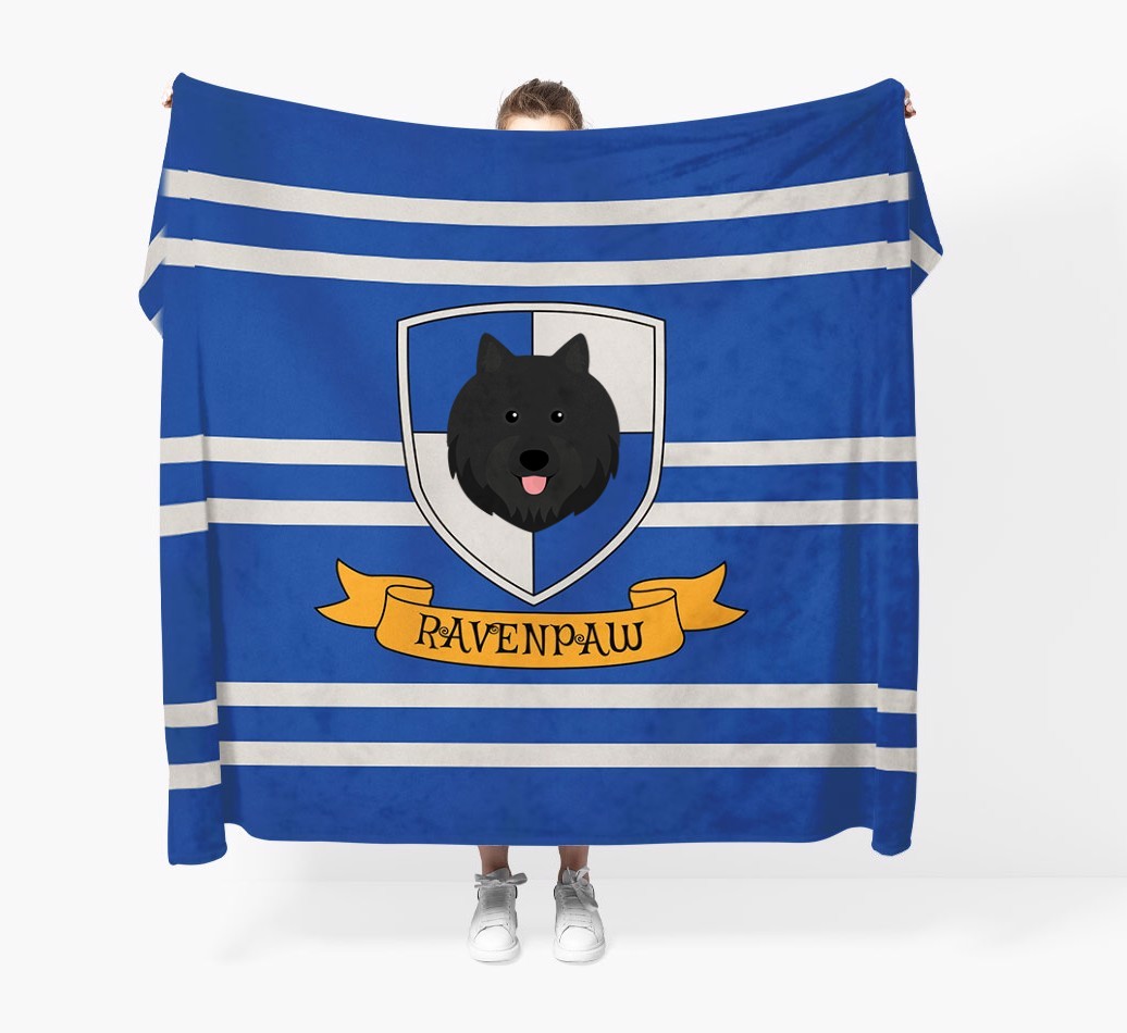 'Dogwarts' - Personalised {breedFullName} Blanket