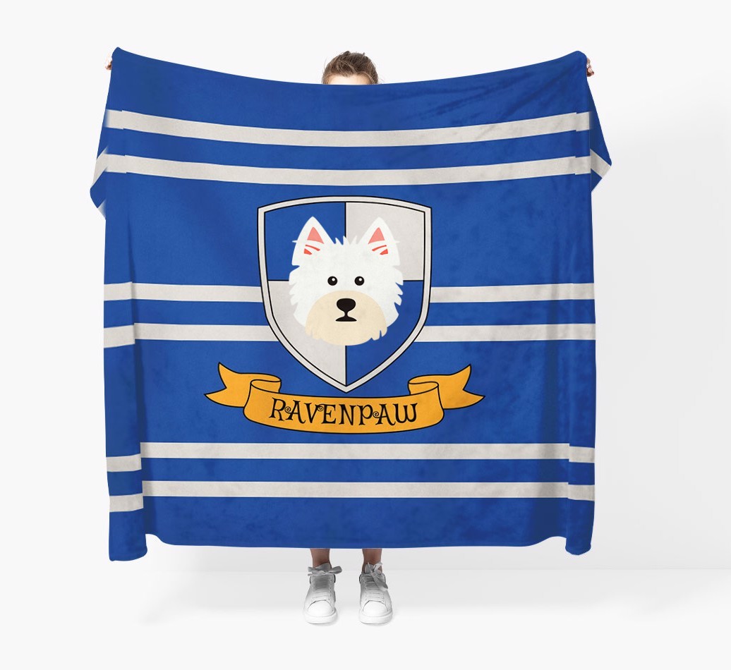 'Dogwarts' - Personalised {breedFullName} Blanket