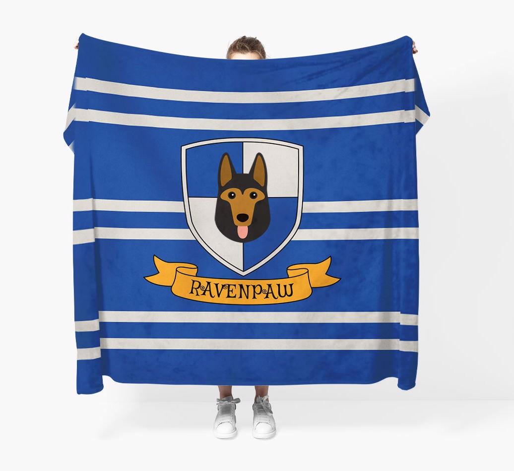 'Dogwarts' - Personalised {breedFullName} Blanket