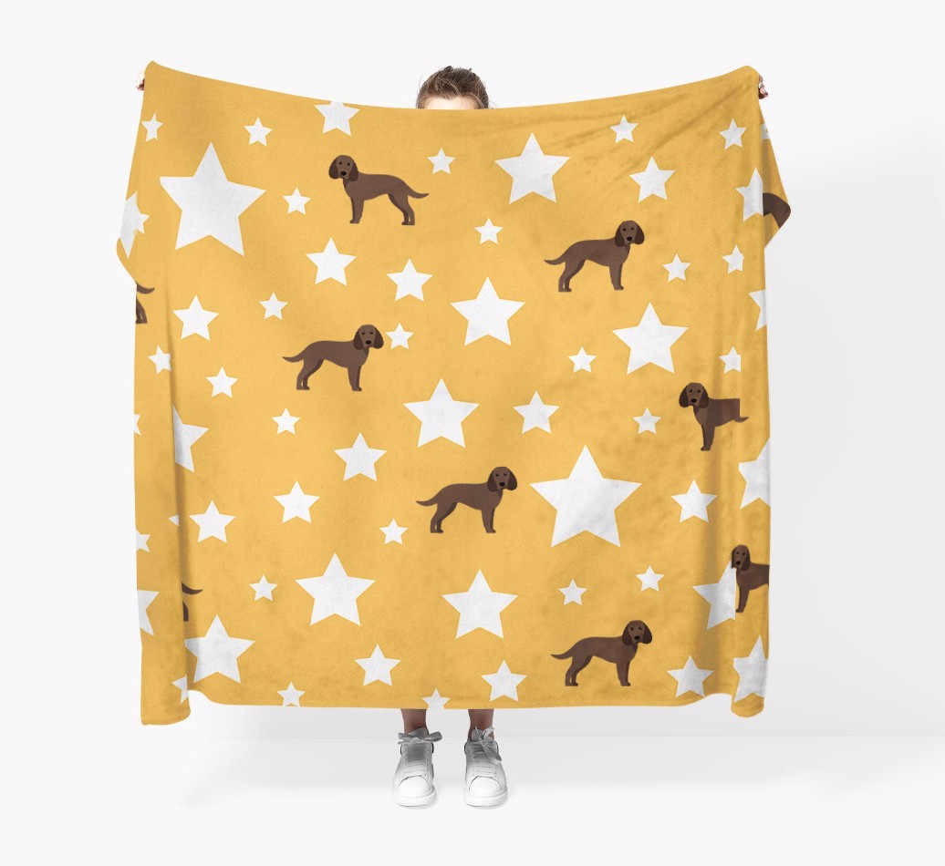 'Star Pattern' - Personalised {breedFullName} Blanket