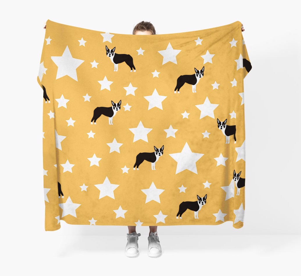 'Star Pattern' - Personalized {breedFullName} Blanket