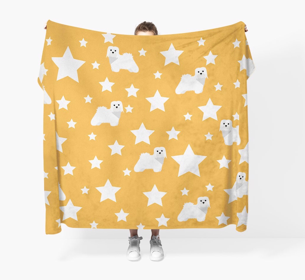 'Star Pattern' - Personalized {breedFullName} Blanket
