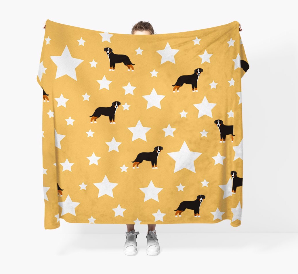 'Star Pattern' - Personalised {breedFullName} Blanket