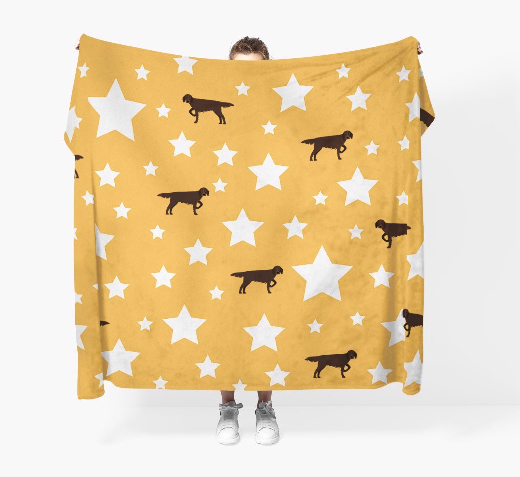 'Star Pattern' - Personalised {breedFullName} Blanket