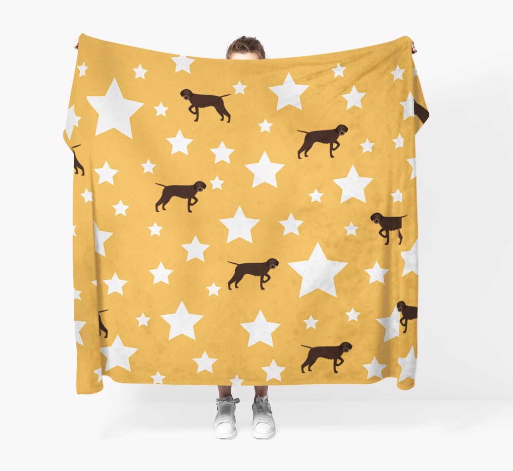 'Star Pattern' - Personalised {breedFullName} Blanket
