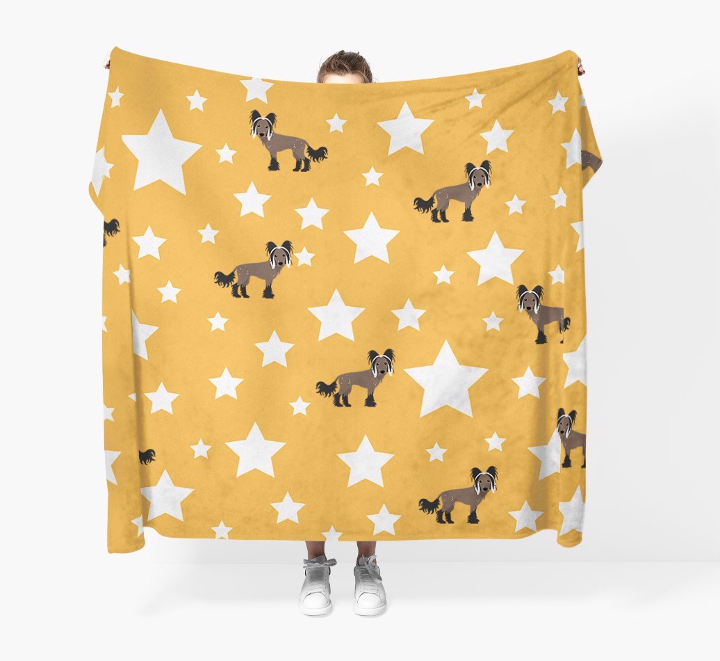 'Star Pattern' - Personalised {breedFullName} Blanket