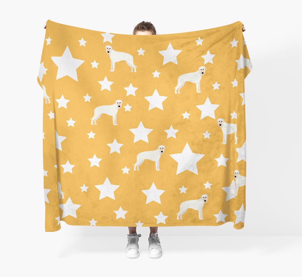 'Star Pattern' - Personalised {breedFullName} Blanket
