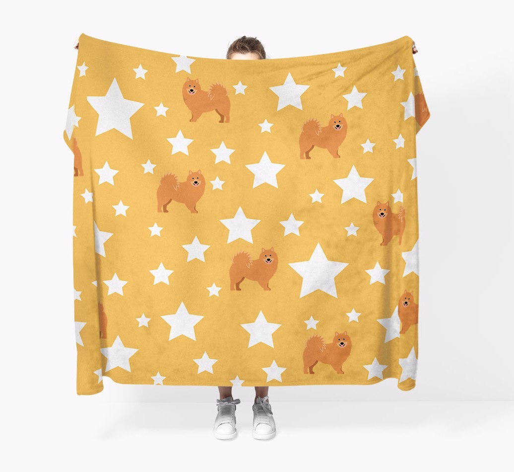'Star Pattern' - Personalised {breedFullName} Blanket