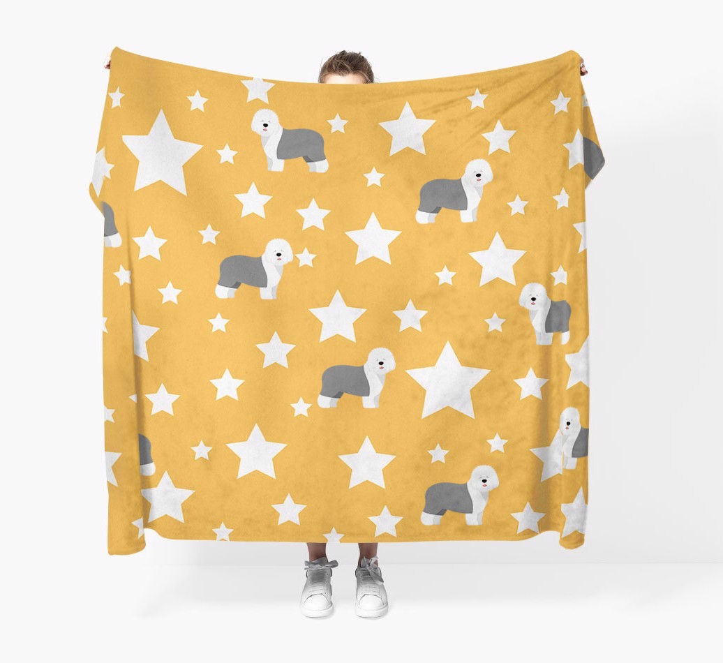 'Star Pattern' - Personalised {breedFullName} Blanket