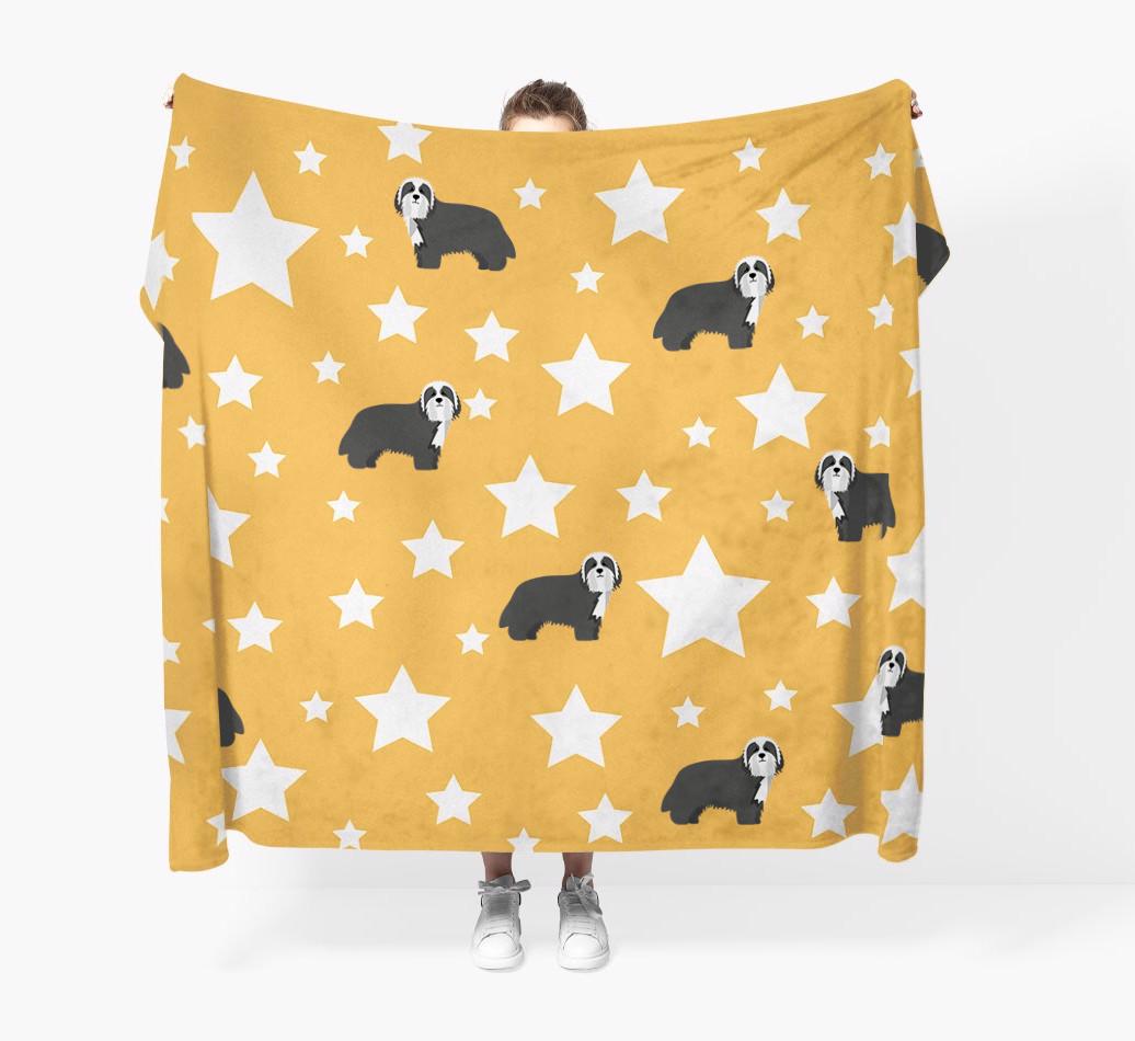 'Star Pattern' - Personalized {breedFullName} Blanket