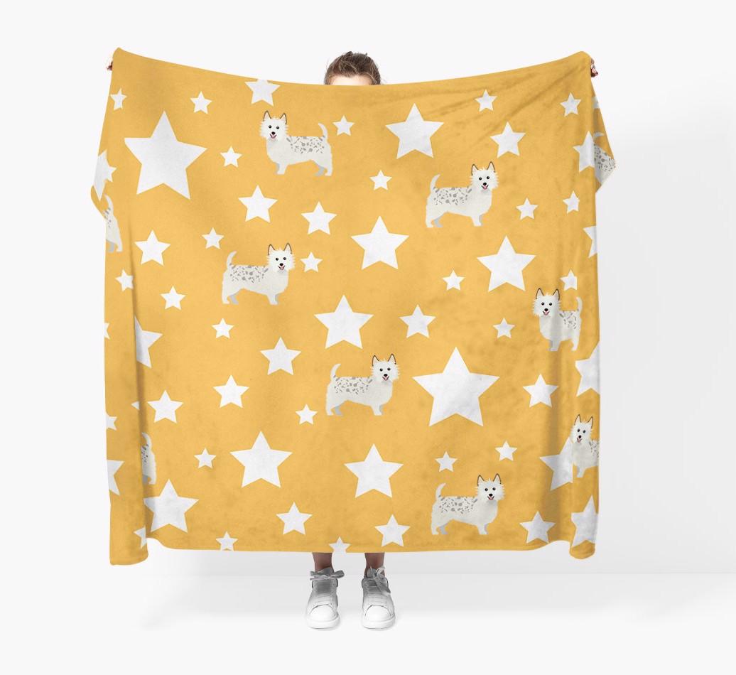 'Star Pattern' - Personalized {breedFullName} Blanket