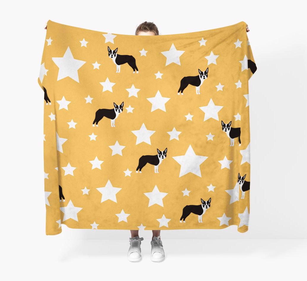 'Star Pattern' - Personalized {breedFullName} Blanket