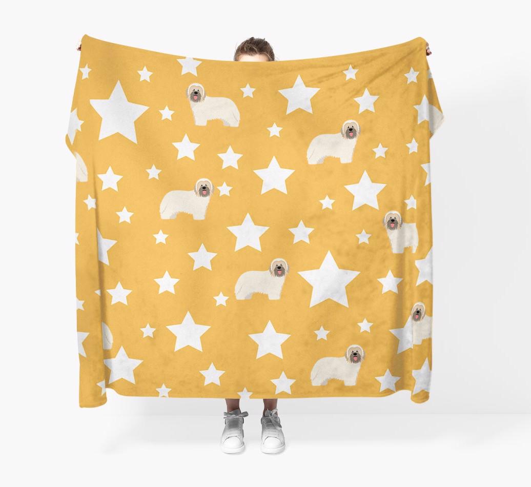 'Star Pattern' - Personalized {breedFullName} Blanket