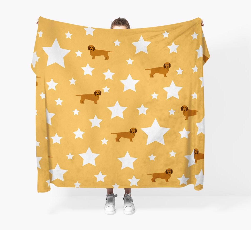 'Star Pattern' - Personalized {breedFullName} Blanket