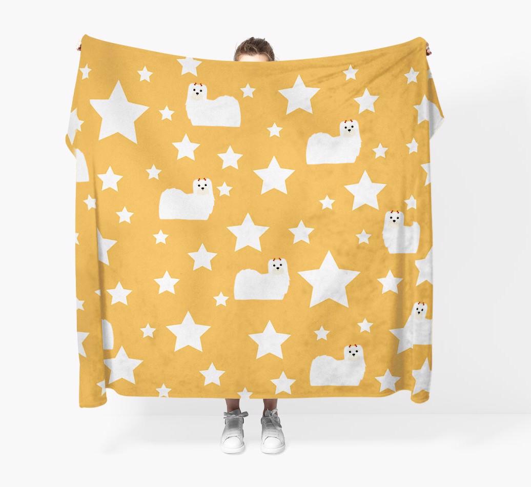 'Star Pattern' - Personalized {breedFullName} Blanket