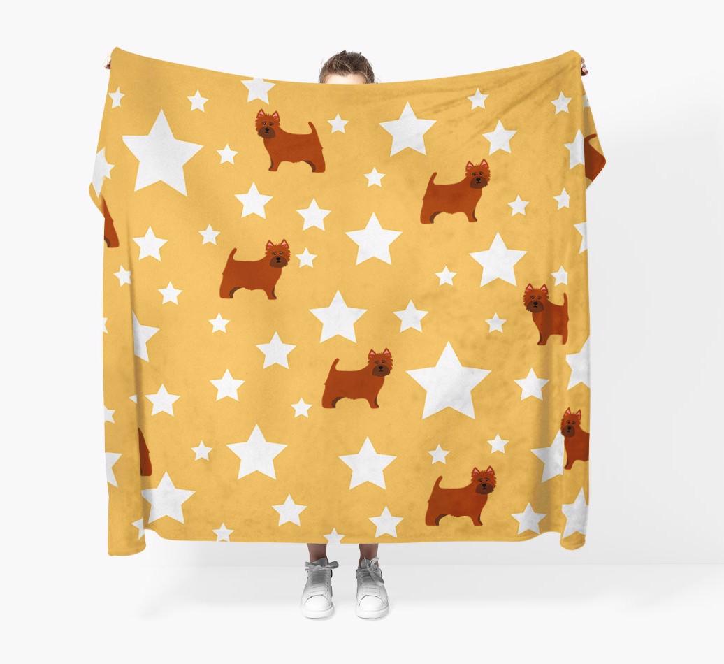 'Star Pattern' - Personalized {breedFullName} Blanket