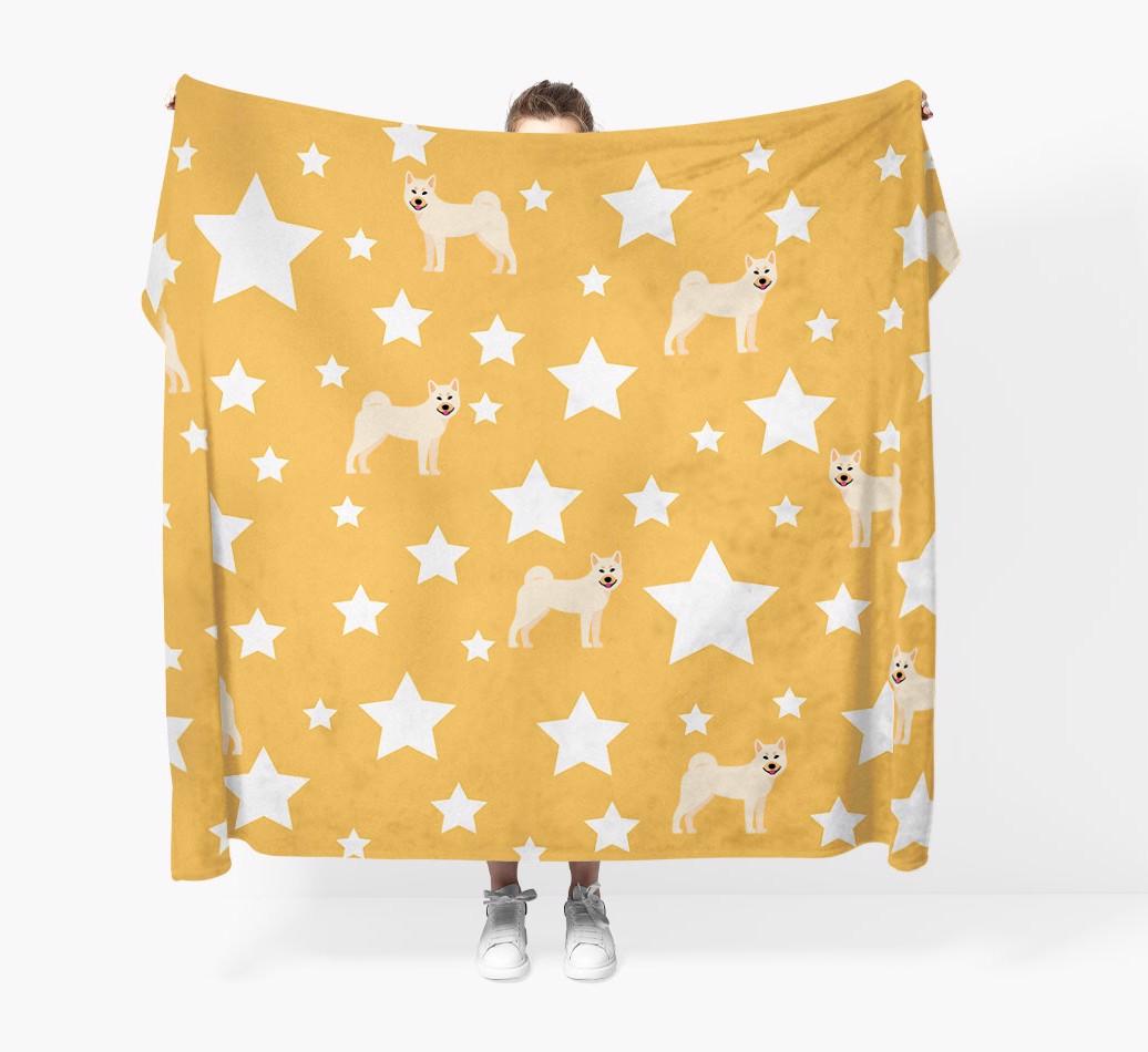 'Star Pattern' - Personalized {breedFullName} Blanket