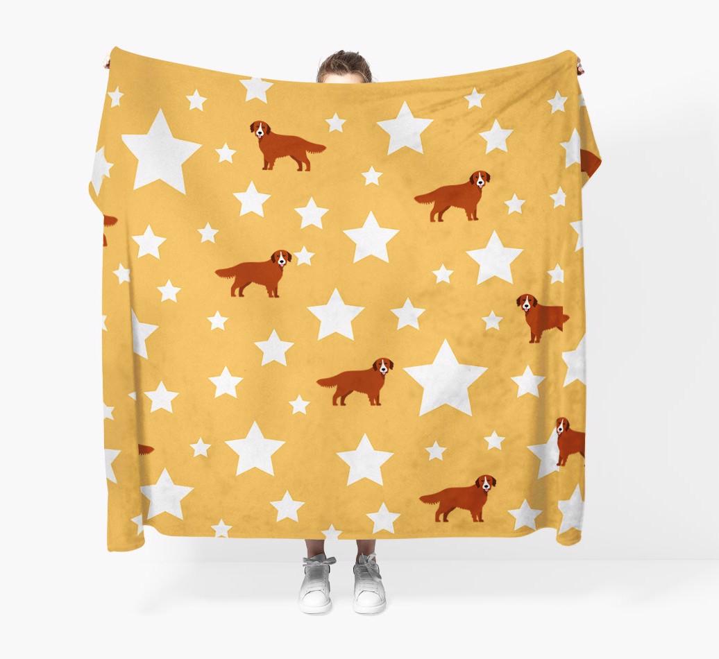'Star Pattern' - Personalized {breedFullName} Blanket