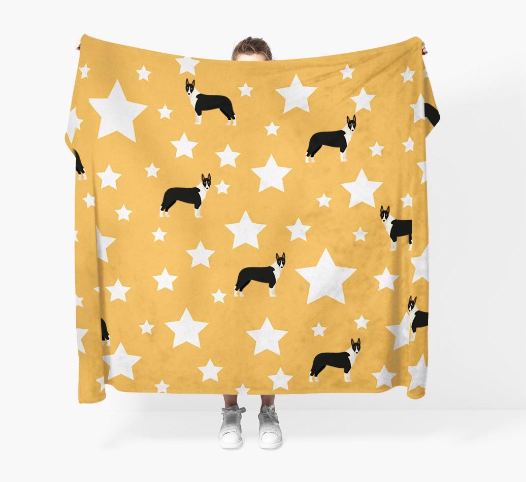 'Star Pattern' - Personalized {breedFullName} Blanket