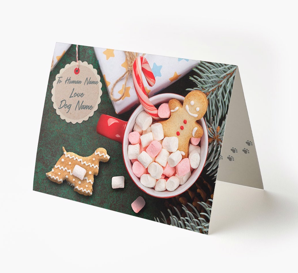 'Me and My Cat Ginger Cookies' - Personalised {breedFullName} Card