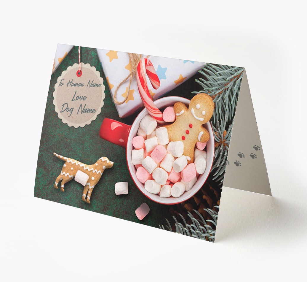 'Me and My Cat Ginger Cookies' - Personalised {breedFullName} Card