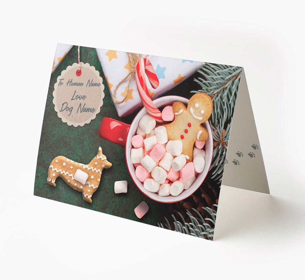 'Me and My Cat Ginger Cookies' - Personalised {breedFullName} Card