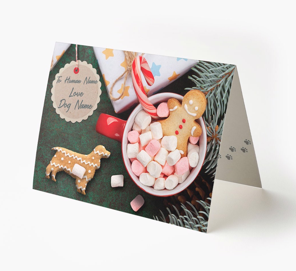 'Me and My Cat Ginger Cookies' - Personalised {breedFullName} Card