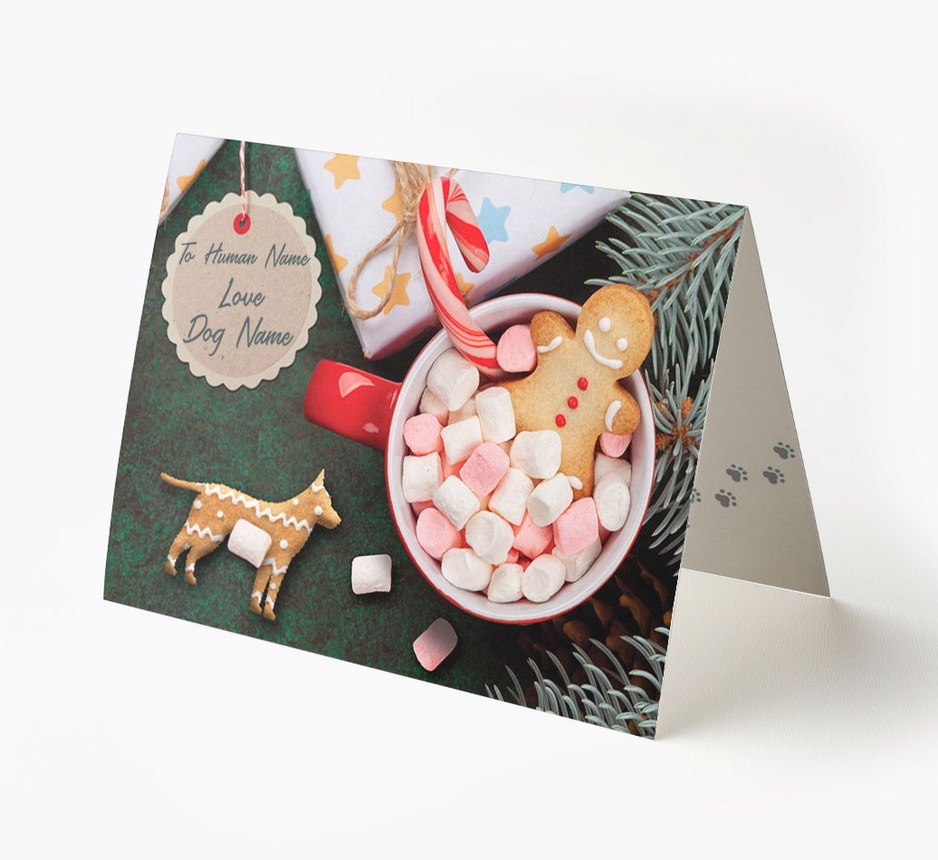'Me and My Cat Ginger Cookies' - Personalised {breedFullName} Card