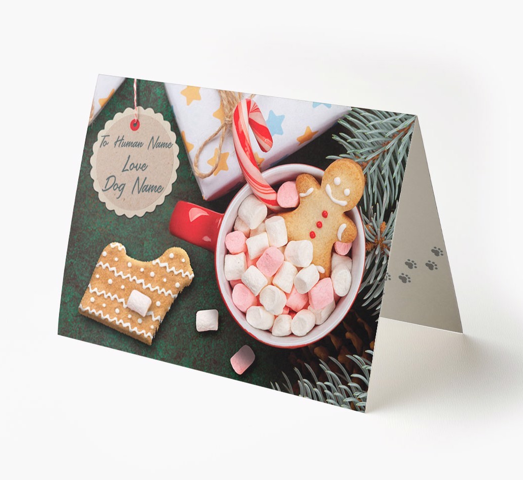 'Me and My Cat Ginger Cookies' - Personalised {breedFullName} Card
