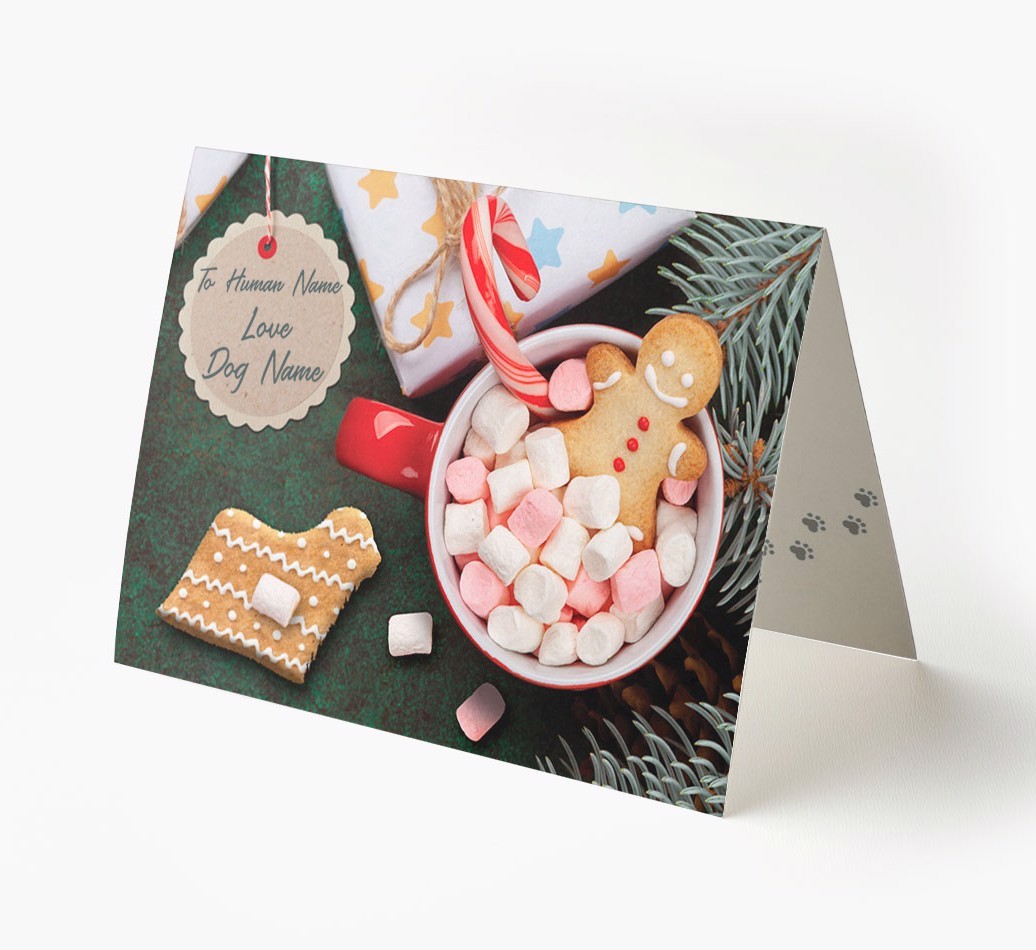 'Me and My Cat Ginger Cookies' - Personalised {breedFullName} Card