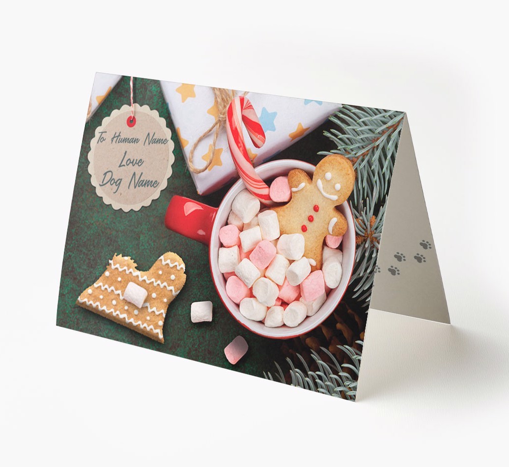 'Me and My Cat Ginger Cookies' - Personalised {breedFullName} Card