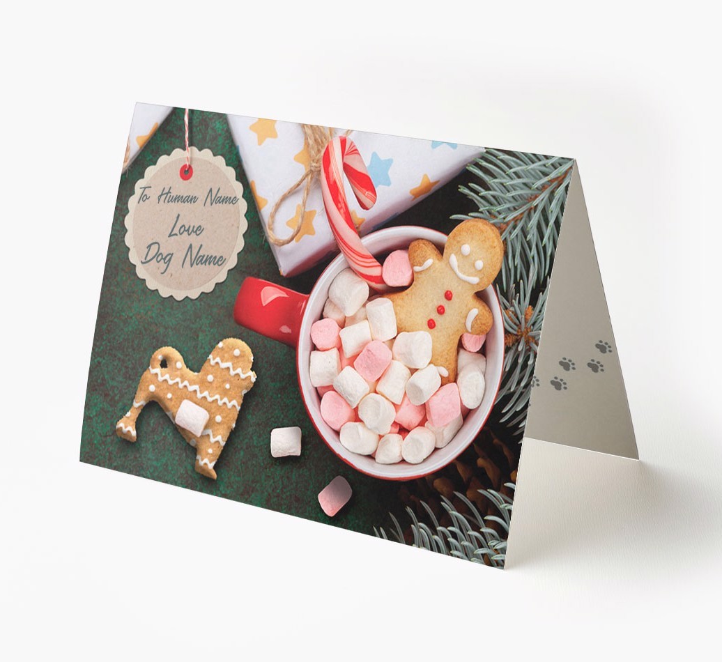 'Me and My Cat Ginger Cookies' - Personalised {breedFullName} Card