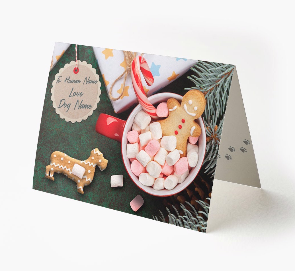 'Me and My Cat Ginger Cookies' - Personalised {breedFullName} Card