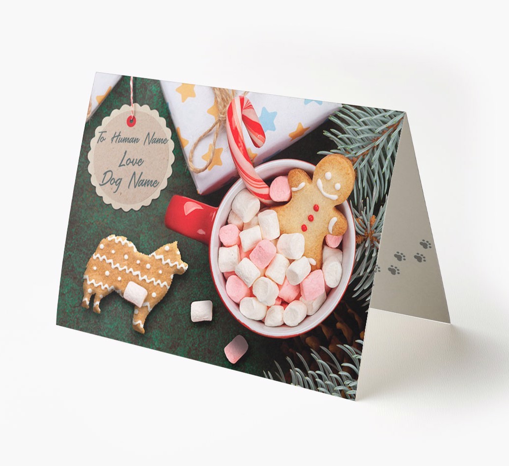 'Me and My Cat Ginger Cookies' - Personalised {breedFullName} Card