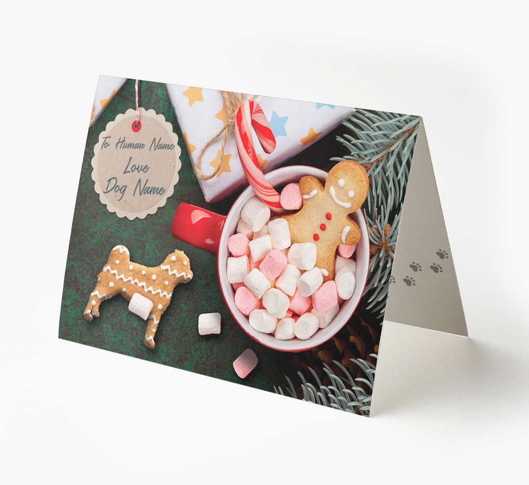'Me and My Cat Ginger Cookies' - Personalised {breedFullName} Card