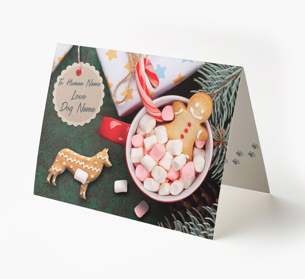 'Me and My Cat Ginger Cookies' - Personalised {breedFullName} Card